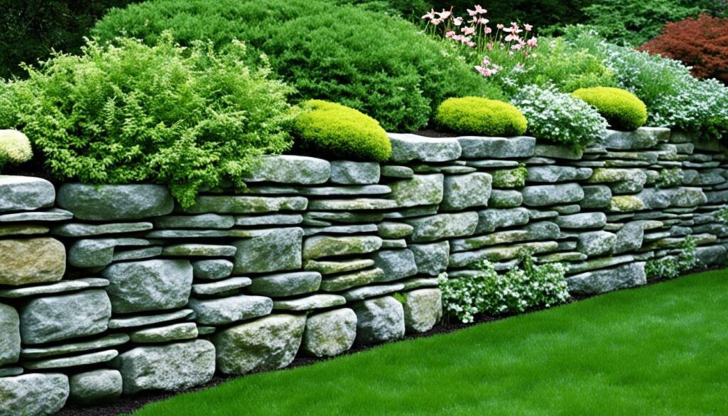 ogrodzenie z kamienia