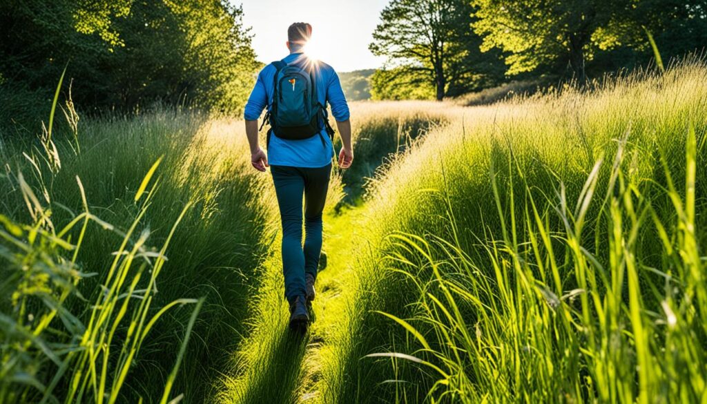 unikaj przebywania w wysokiej trawie