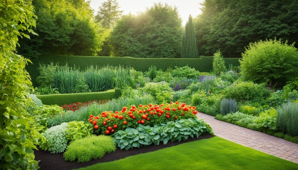 wykorzystanie roślin do oddzielenia ogrodu