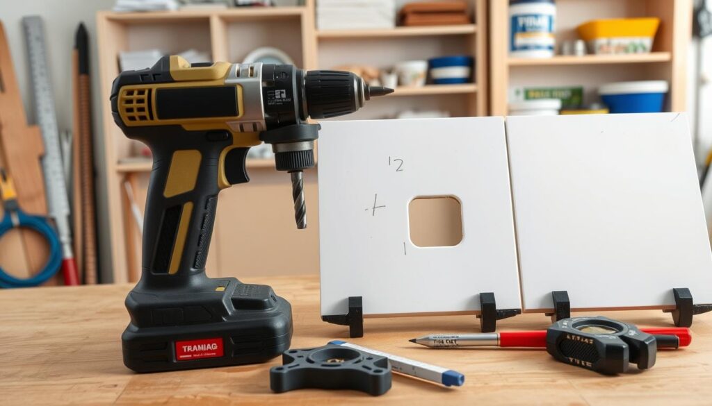 zabezpieczenie płytek przed wierceniem