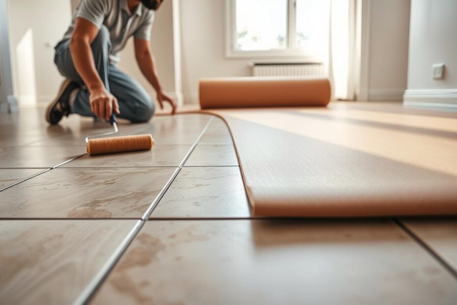 jak położyć wykładzinę pcv na płytki