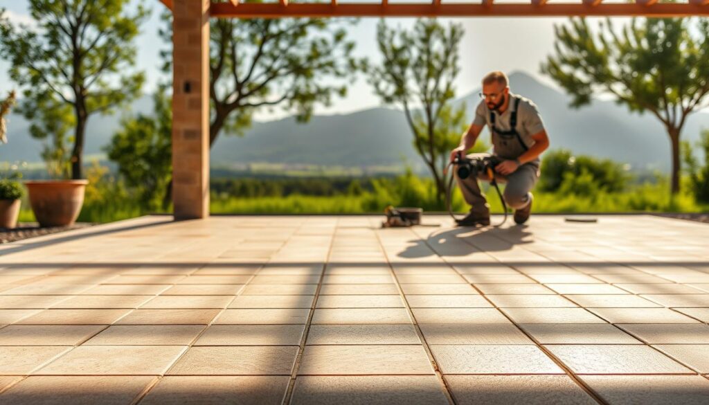 optymalne warunki do układania płytek