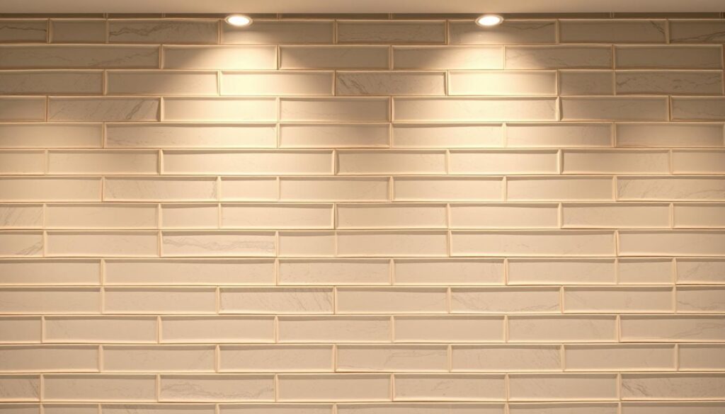 płytki układane na ścianach