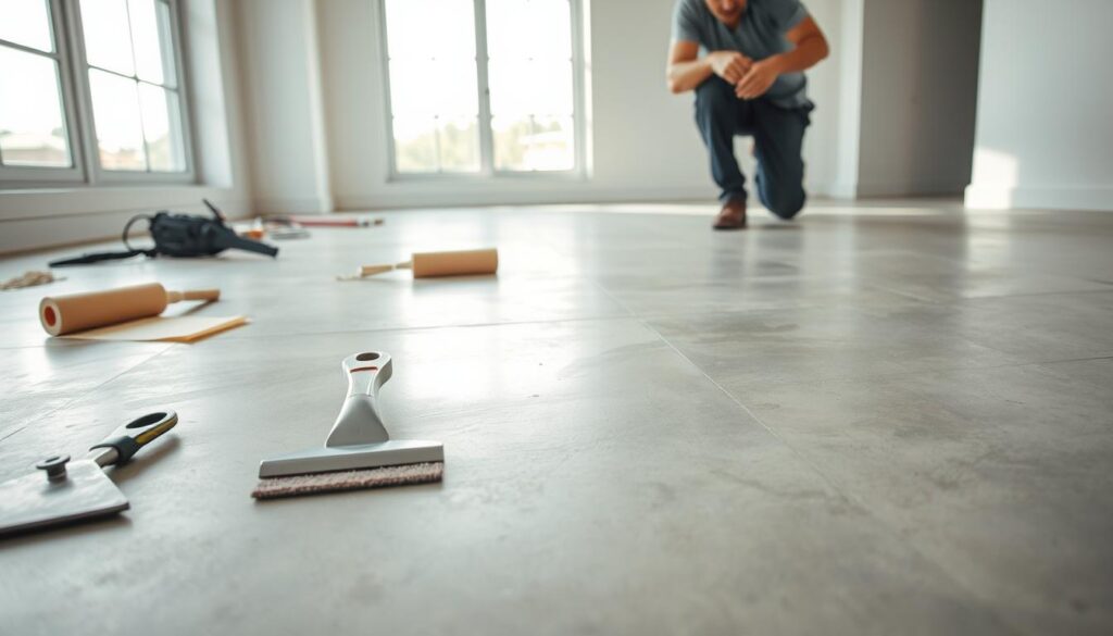 przygotowanie powierzchni do wykładziny PCV