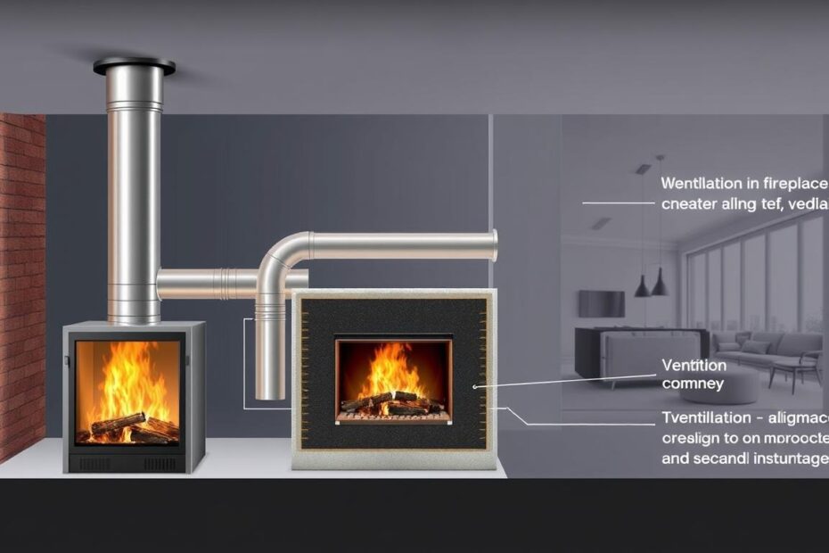 jak połączyć kominek wentylacyjny z kominem