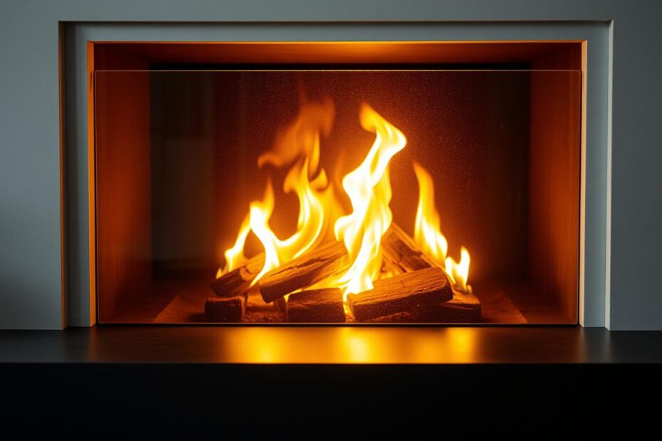 jak zabezpieczyć szybę kominka przed okopceniem