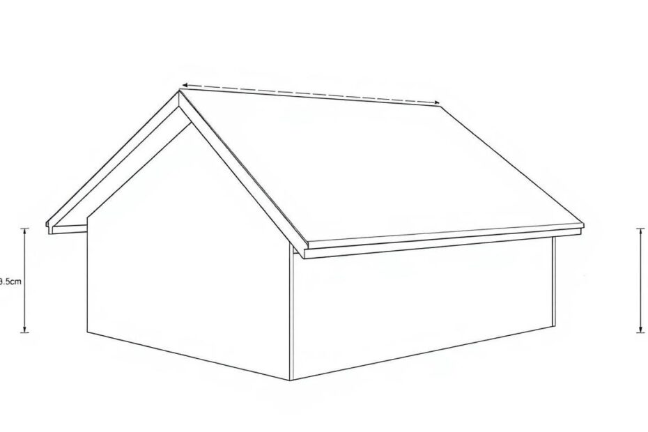 Jak obliczyć powierzchnię dachu dwuspadowego