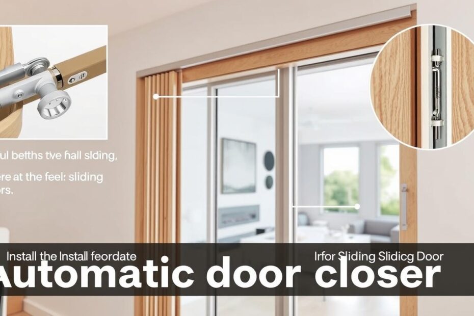 Jak zamontować samodomykacz do drzwi przesuwnych