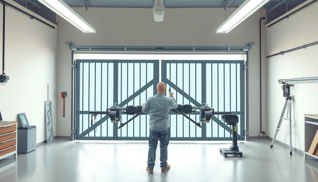 Jak zamontować siłowniki do bramy dwuskrzydłowej