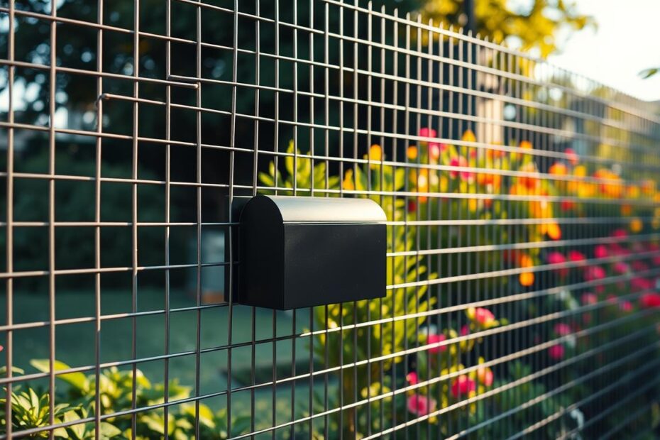 Jak zamontować skrzynkę na listy na ogrodzeniu z siatki