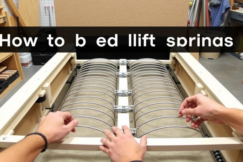 Jak zamontować sprężyny do podnoszenia łóżka