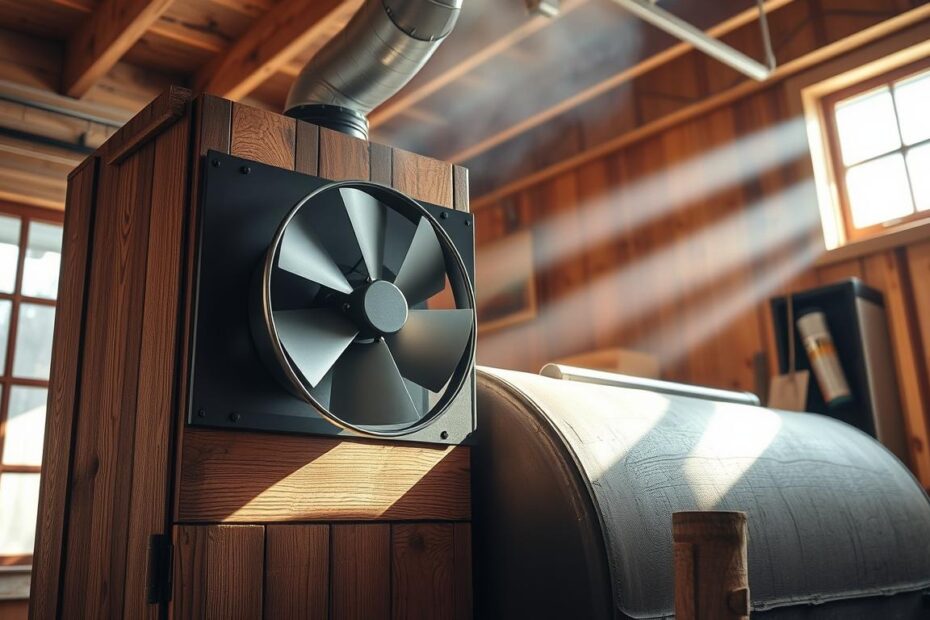 Jak zamontować wentylator w wędzarni