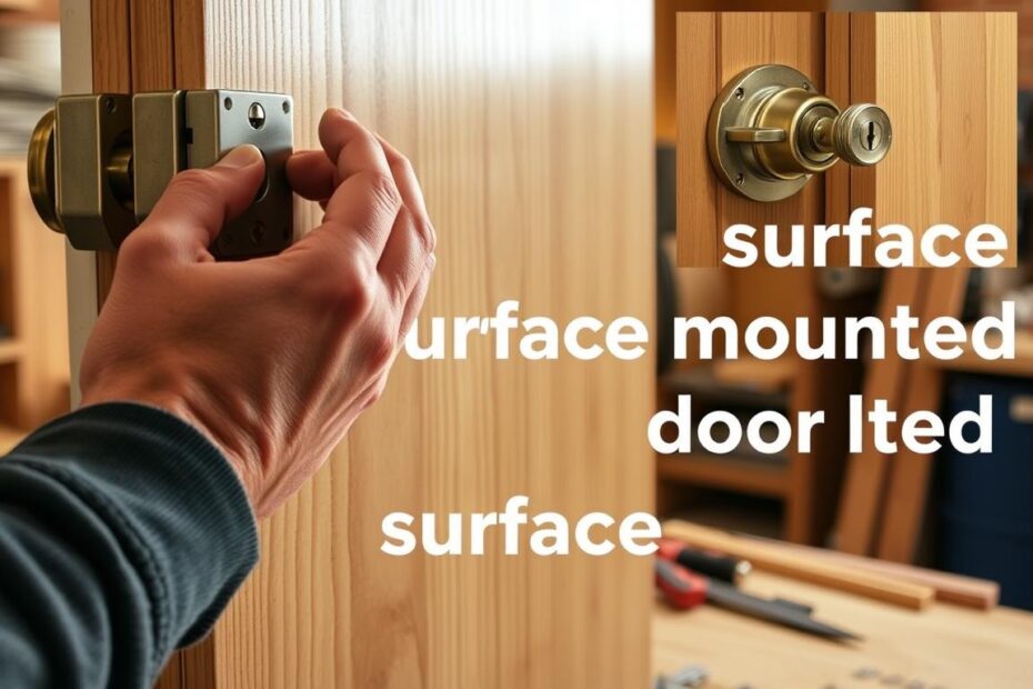 Jak zamontować zamek nawierzchniowy do drzwi