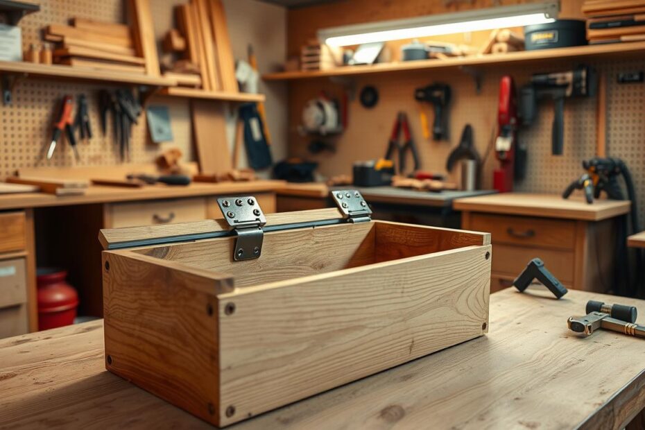 Jak zamontować zawiasy do skrzyni