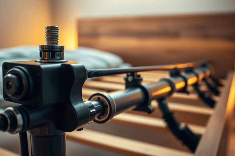 Siłownik gazowy do łóżka jak zamontować