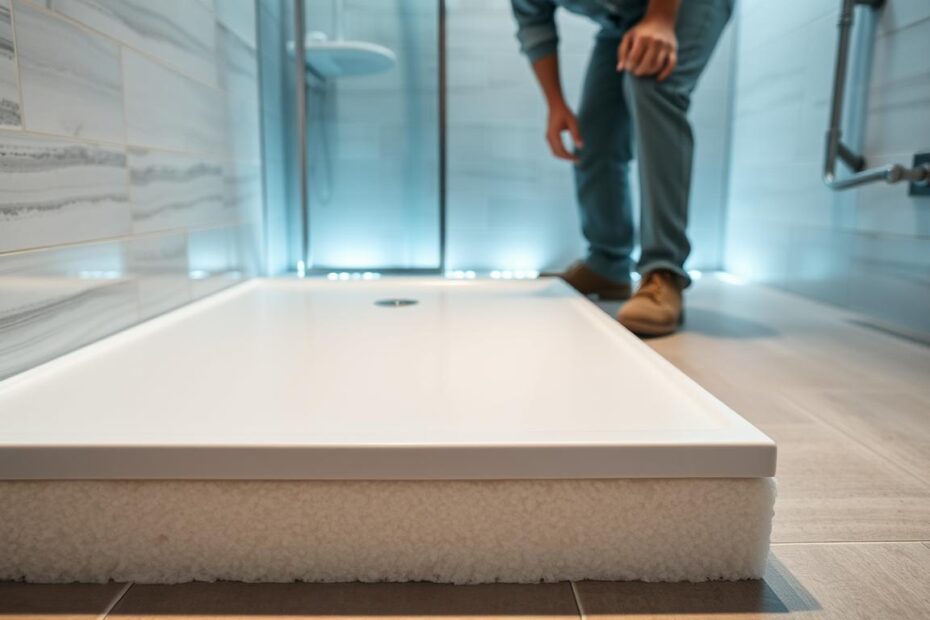 Jak zamontować brodzik na styropianie