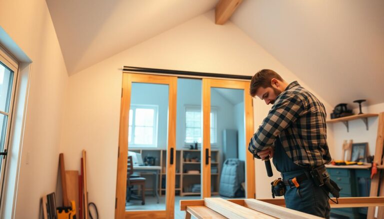 Jak zamontować drzwi przesuwne pod skosem