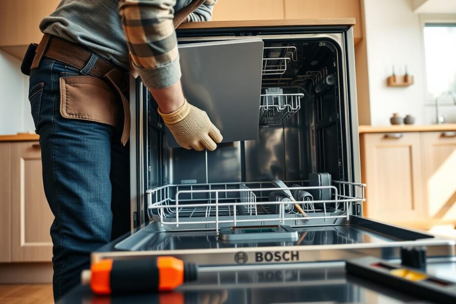 Jak zamontować front do zmywarki Bosch